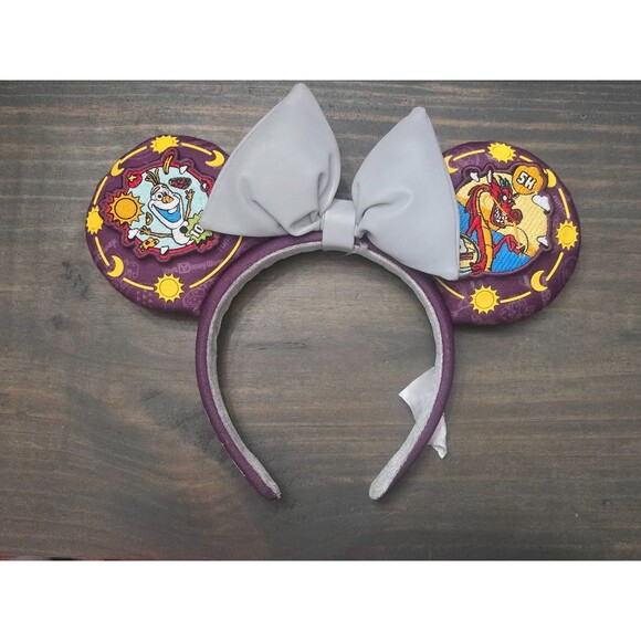 Rundisney Wine And Dine Half Marathon Weekend Ears 2025 Removable Bow & Patches main image 9